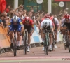 Viviani moest val ontwijken om naar de zege te kunnen sprinten