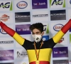 Wout van Aert gaat trainen in zijn trui van Belgisch veldritkampioen