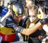 Echtgenote Sarah ziet Wout van Aert eindelijk van op eerste rij winnen in de Tour: "Ik kan alleen maar trots zijn"