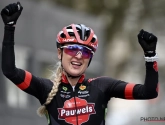 Denise Betsema rijdt van start tot finish aan de leiding en wint met meer dan een minuut voorsprong in Zonnebeke