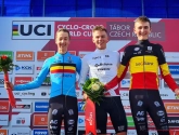 Volledig Belgisch podium in beloftencross Tábor: Thibau Nys haalt het na een duel met Jente Michels