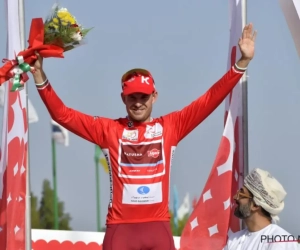 Greg Van Avermaet is erg dichtbij, maar ziet Alexander Kristoff een tweede keer de bloemen pakken in Oman