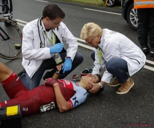 Ploegmaat van Marcel Kittel houdt hersenschudding en gebroken borstbeen over aan zware val in BinckBank Tour