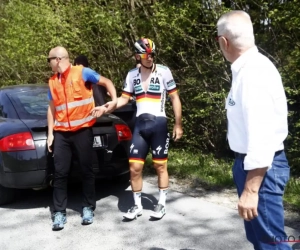 Pascal Ackermann slaakt zucht van opluchting na val in de Ronde van de Alpen