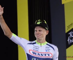 Jonge Belg ontvangt prijs voor de strijdlust: "Leuk om in mijn eerste Tour op het podium te staan"