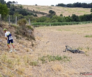 Quinten Hermans ontsnapte aan erger bij crash die hem bergtrui afnam: "Ik mag van geluk spreken"