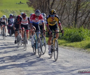 Wout van Aert is terechtgekomen in een tweespalt over de Strade Bianche en laat zich daar vrank en vrij over uit