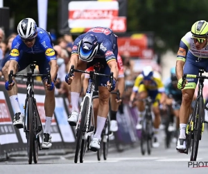 Tim Merlier moet na nipte sprint de overwinning aan Alvaro Hodeg laten in Belgische fusiekoers