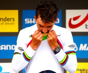 Julian Alaphilippe kan zich zondag in rijtje met Merckx, Van Steenbergen en Sagan zetten