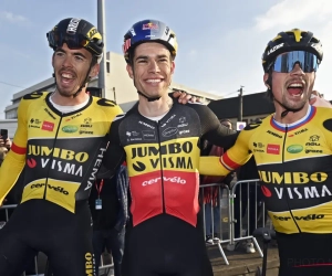 Wout van Aert beseft dat hij met Jumbo-Visma iets speciaal realiseert: "Ik was ook verbaasd"