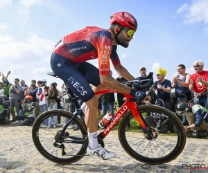 Favoriet Filippo Ganna moet in Parijs-Roubaix met een ereplaats tevreden zijn, maar is niet blij met een actie van de collega's