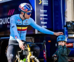 Wout van Aert beleefde mooie tijd met zijn gezin: "Hij stond echt te springen"