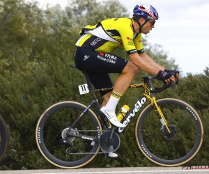 Wout van Aert moet het doen met een magere troost, want hij maakt een zeer triestige primeur mee