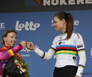 Lotte Kopecky krijgt twee keer uitstekend nieuws van haar ploeg SD Worx-Protime