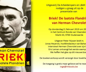 Boekvoorstelling Briek! op 21 februari in Oudenaarde