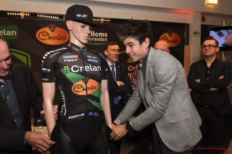 Van Aert stelt Crelan-Charles voor: "De Ronde en Parijs-Roubaix zijn doelen"