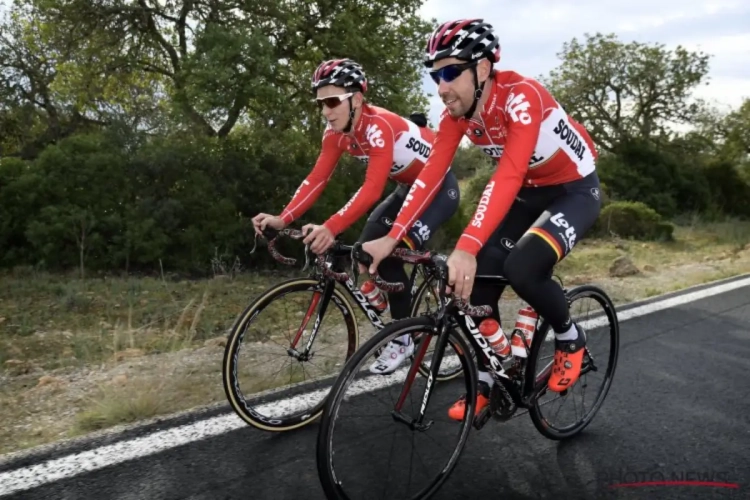 ? Zwaar gehavend in zijn gezicht, maar Lotto Soudal-Belg zit enkele dagen na val al op de fiets