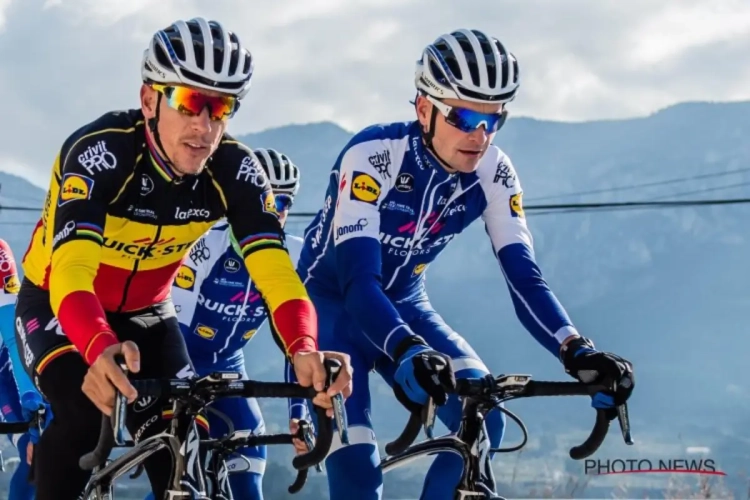 Quick-Step Floors-renner Pieter Serry heeft wel een bijzonder creatieve 'oplossing' voor fietsen in ijskoud weer