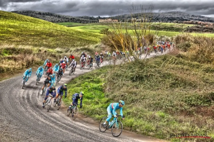 Neem die 'Bianche' in Strade Bianche maar letterlijk: zó ligt het parcours er nu bij