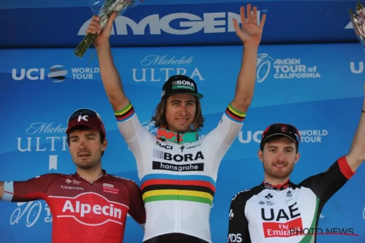 Sagan ontsnapt in bergrit, dit moet Californië zijn