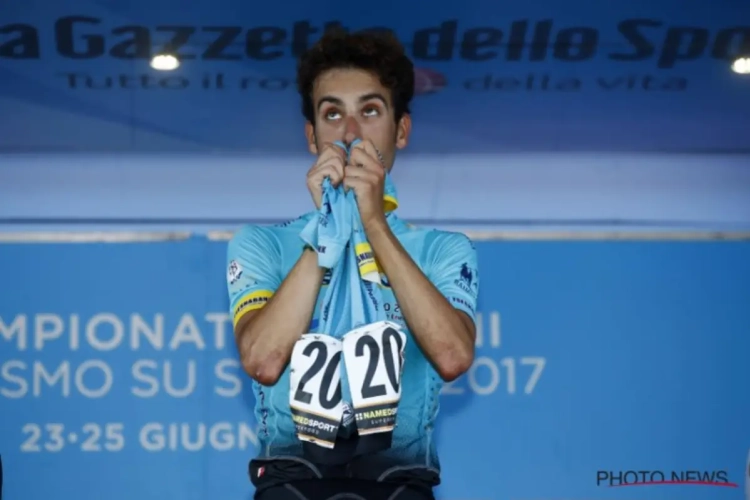 Prachtig: Aru werd kampioen in shirt Scarponi