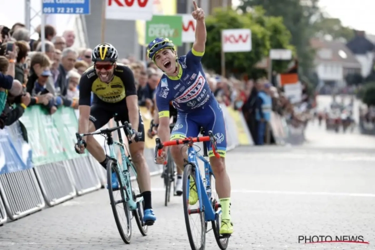 Eerste profzege voor Wanty-Groupe Gobert-renner na winst in de Omloop van het Houtland