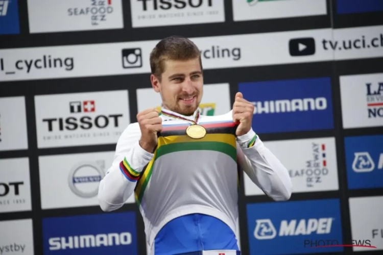 Gilbert en de andere Belgen diep onder de indruk van imponerende wereldkampioen Sagan: "Gans de dag níét gezien" en "Hier stopt dit niet"