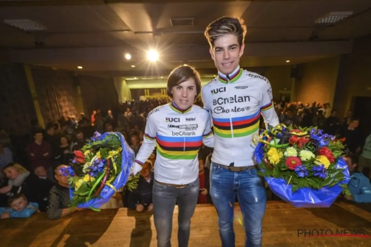 Wereldkampioenen Wout Van Aert en Sanne Cant blikken vooruit naar 'het Tomorrowland van de cross'