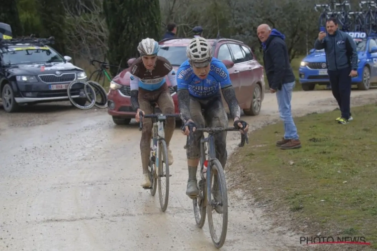 Wout Van Aert reageert na superprestatie in Strade Bianche: "Ik had niet verwacht het nu al zo goed te doen"