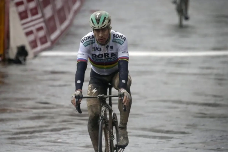 Peter Sagan, in het verleden al twee keer tweede, kan dit jaar niet meedoen aan de Strade Bianche