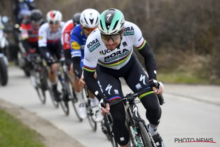 Sagan zet vier man van Quick-Step een neus en wint Gent-Wevelgem