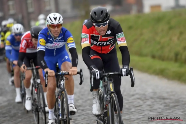 Greg Van Avermaet moet het met een ploegmaat minder stellen in Tour of Yorkshire na stevige valpartij