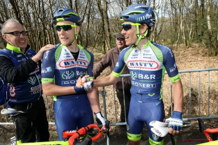 Wanty-Groupe Gobert viert feest in de Druivenkoers in Overijse