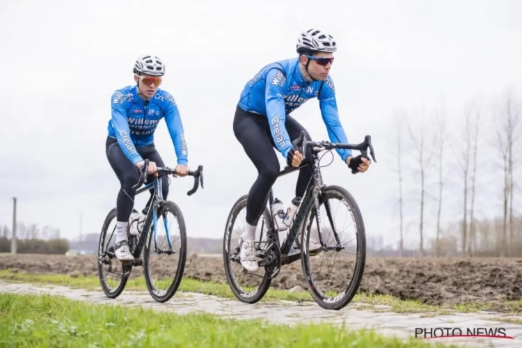 Wout van Aert draagt training van tweehonderd kilometer op aan Michael Goolaerts