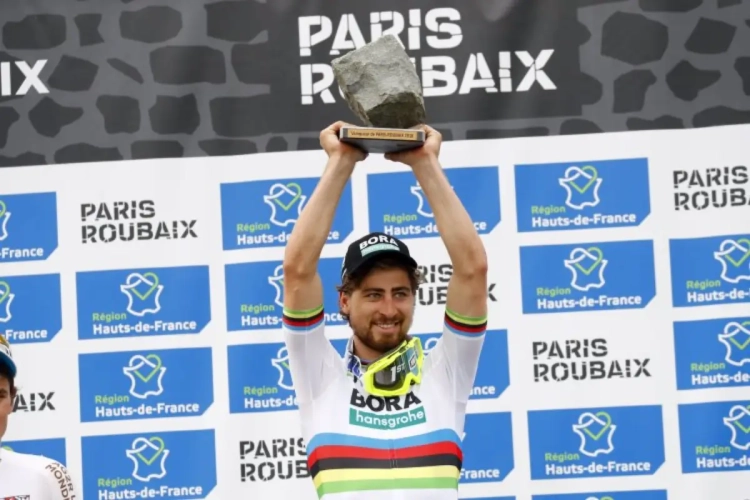 Naam van Peter Sagan nu ook te vinden in de douches van de Vélodrome