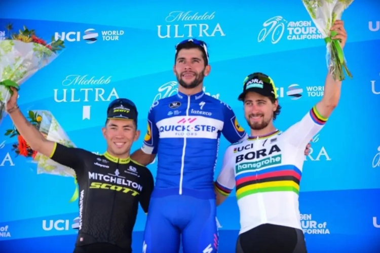 En da's 30! Quick-Step mikt ook in Californië meteen in de roos dankzij sprintbom Gaviria