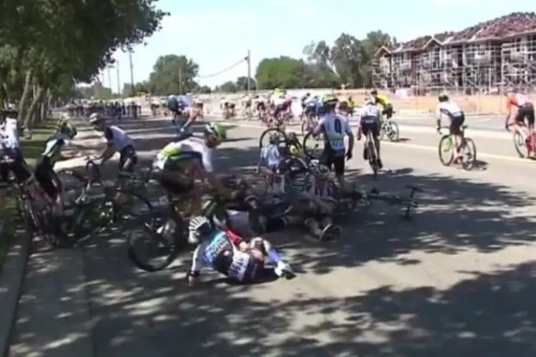 Crash ontsiert laatste kilometers Tour of California, talentvolle Belg grootste slachtoffer