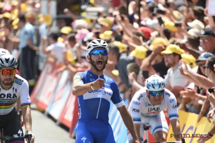 Fernando Gaviria bezorgt Quick-Step Floors tweede ritzege in de Tour na chaotische finale en spannende sprint