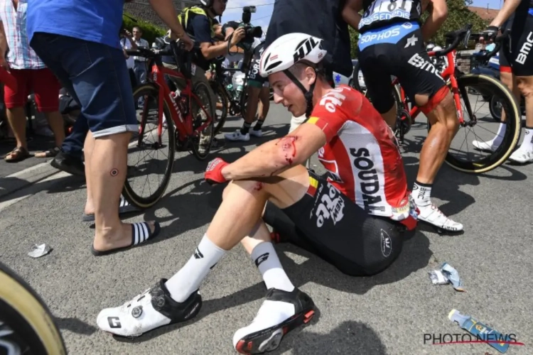 Na Tiesj Benoot moet er nog een landgenoot bij Lotto Soudal de strijd staken in de Tour: "Zeer sneu"