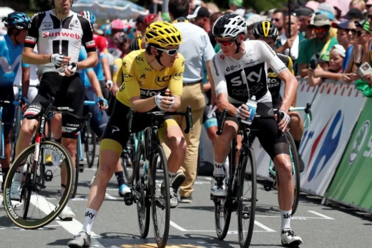 ? Geraint Thomas moet toch even nadenken: "Froome of Wiggins?"