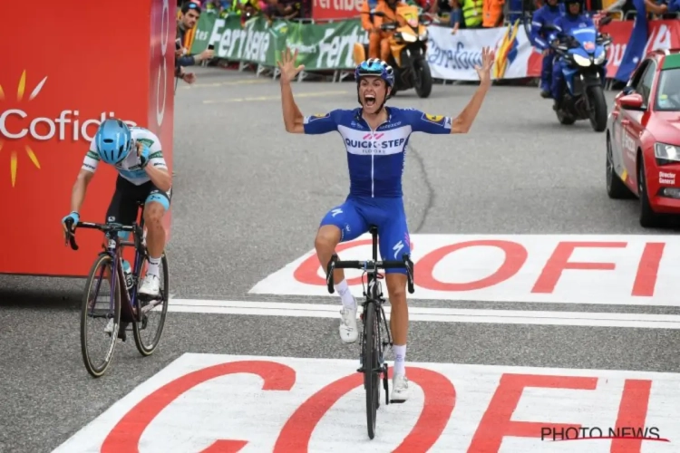 Enric Mas dolgelukkig met ritzege en podium voor Quick-Step, dat fabelachtige statistiek deelt van hun dominantie in grote rondes