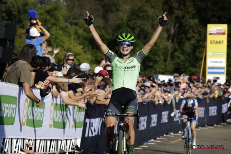 Marianne Vos toont zich de sterkste in Waterloo, Sanne Cant kan niet overtuigen