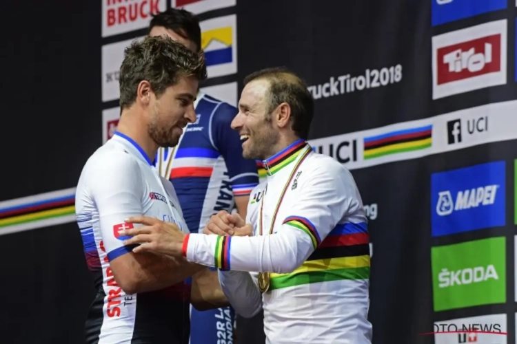 Sagan komt terug op sportief gebaar: "Zei hem om van regenboogtrui te genieten"