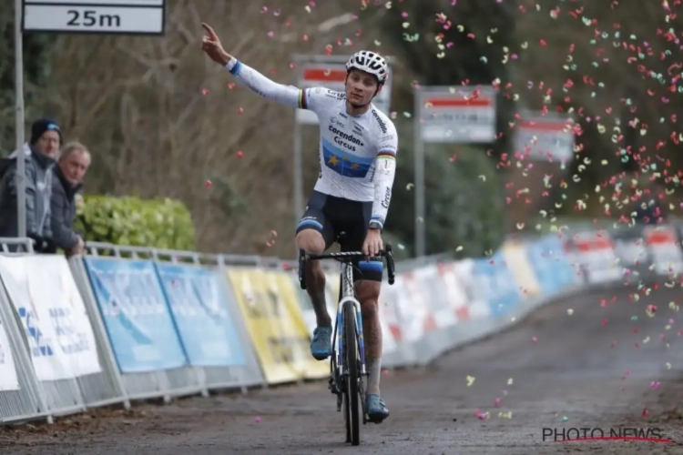 Mathieu van der Poel nog niet te zelfzeker: "Man tegen man had het spannend kunnen zijn"