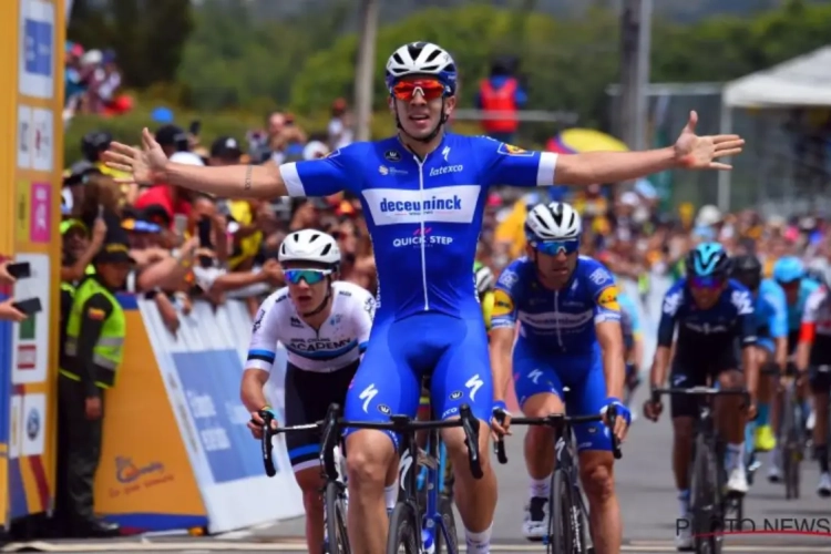 Jonge sprinter van Deceuninck-Quick.Step schiet raak: "Deze ritzege is de beste manier om mijn contractverlenging te vieren"