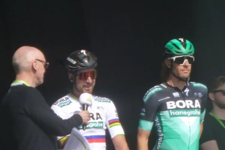 Peter Sagan heeft al zin in een feestje: "Niemand moet hier blijkbaar werken"