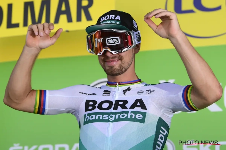 Peter Sagan steelt de show op podium: "Zo simpel is het niet om een rit in de Tour te winnen"