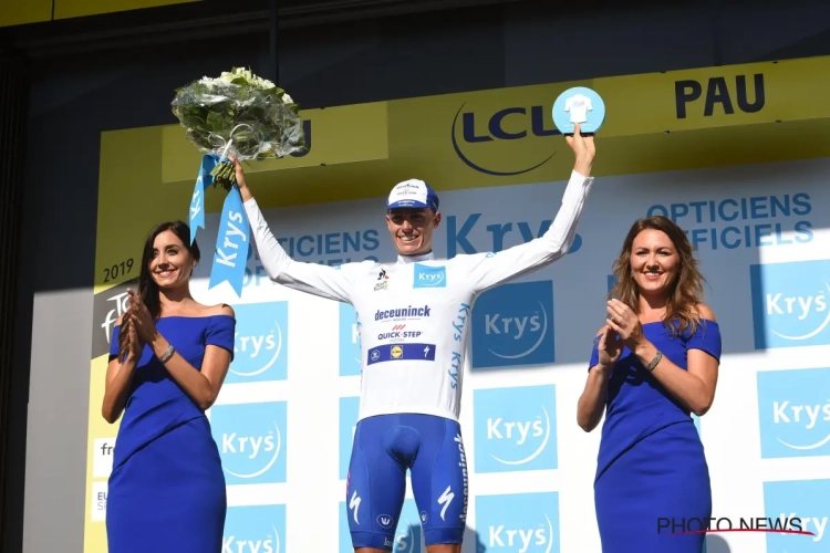 Deceuninck-Quick.Step heeft na het geel nu ook de witte trui: "Maar mijn doel is nog niet gewijzigd"