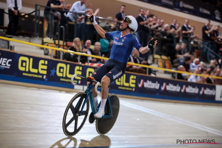 Elia Viviani vloert andere sprinter om EK-goud op de baan