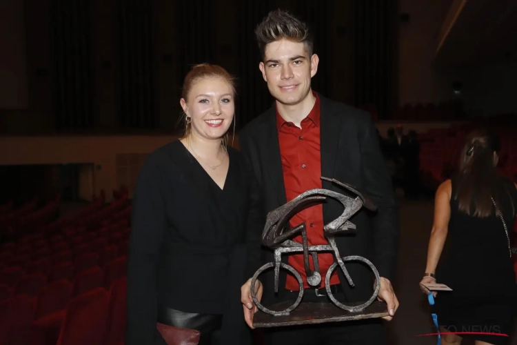 Echtgenote Sarah ziet dat Wout van Aert al beetje op wolk leeft door aanstaand ouderschap